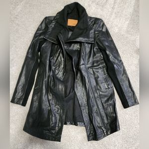 EMU leather jacket- Small